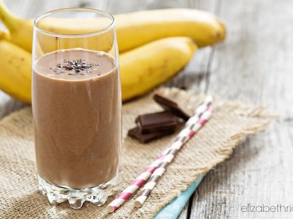 Chocolate-and-banana-smoothie 100% Pure New Zealand Honey
