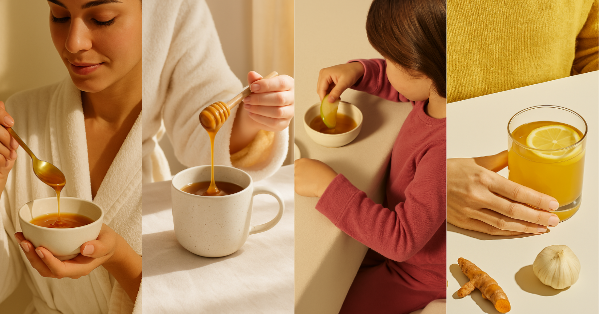 How-to-Use-One-Jar-of-Mānuka-Honey-4-Ways-a-Day 100% Pure New Zealand Honey
