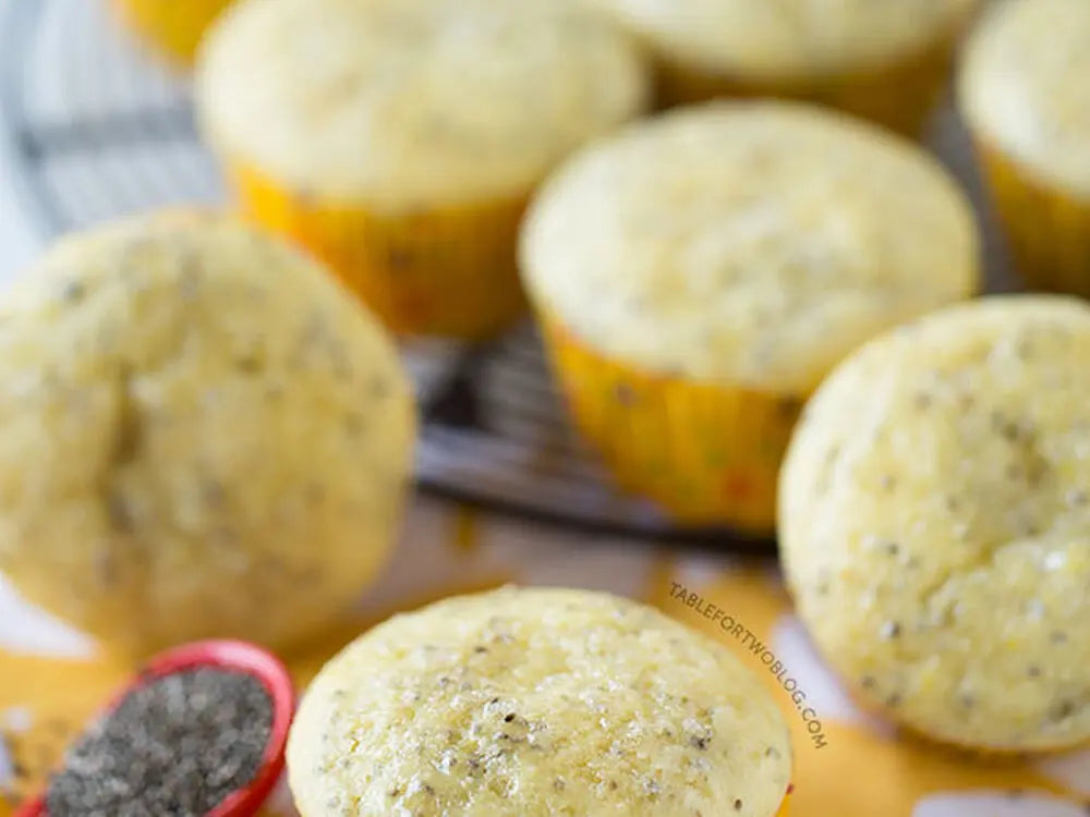 Lemon-honey-chia-seed-muffins 100% Pure New Zealand Honey