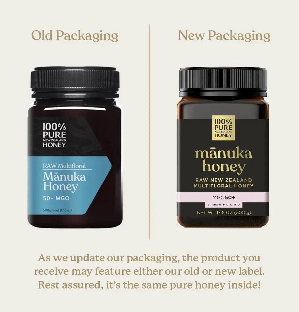 MGO 50+ Multifloral Mānuka Honey Pure New Zealand Honey