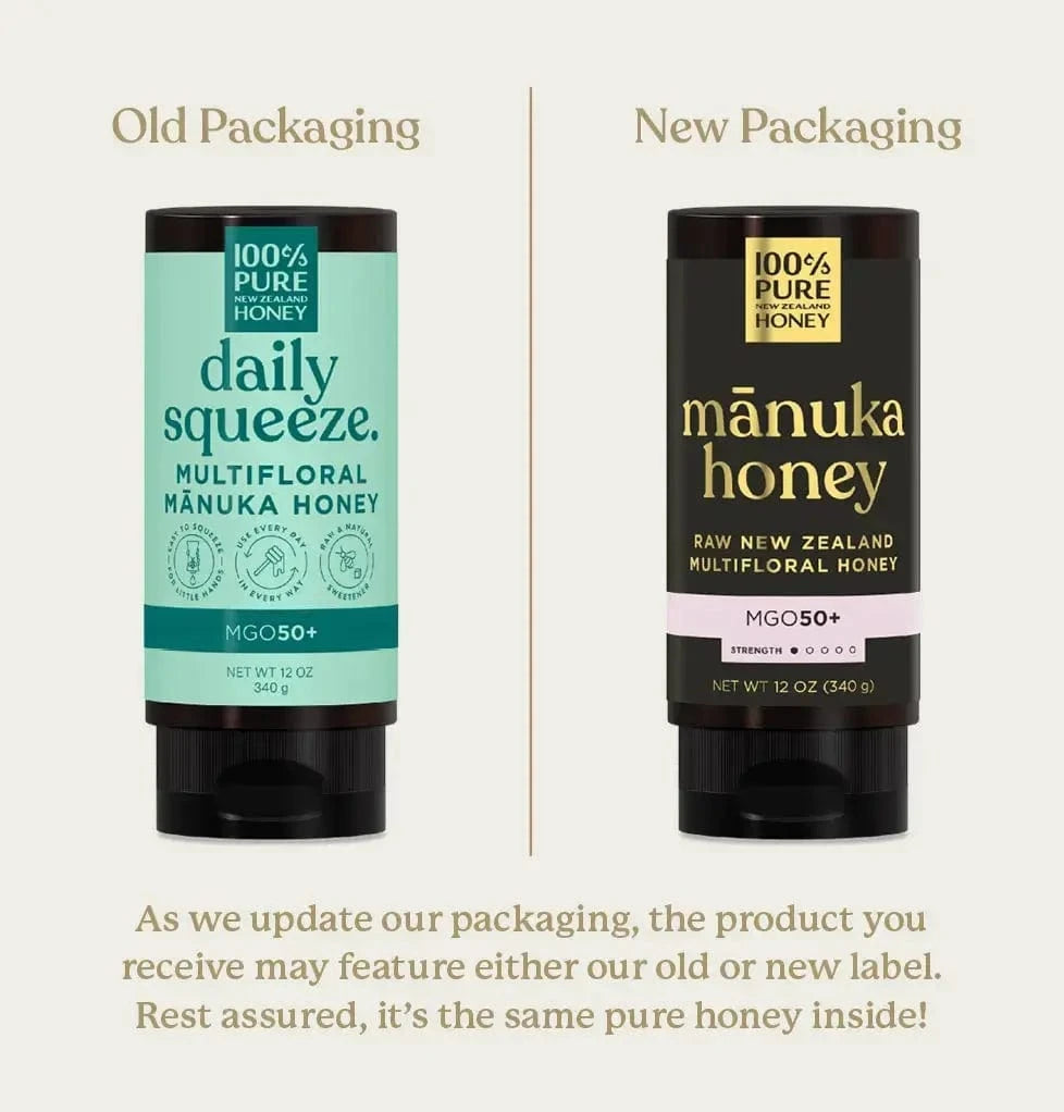 MGO 50+ Mānuka Honey Squeezy Pure New Zealand Honey