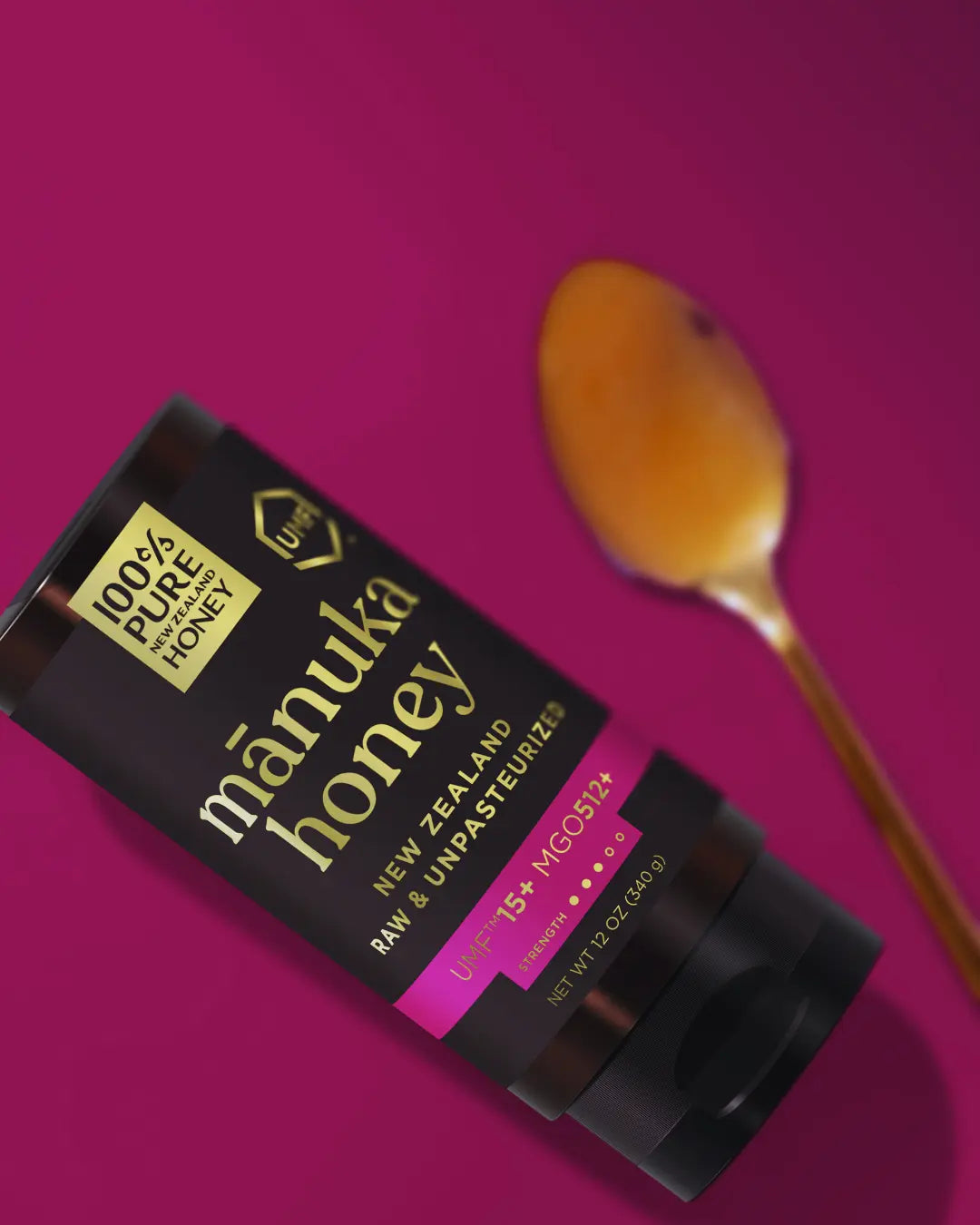 UMF™ 15+ Mānuka Honey Squeezy Pure New Zealand Honey