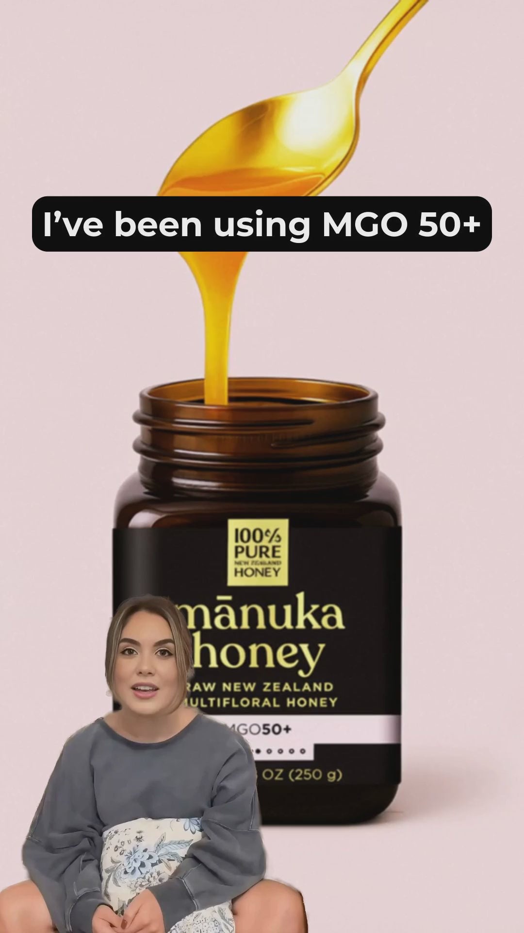Load video: MGO 50+ Mānuka Honey Squeezy