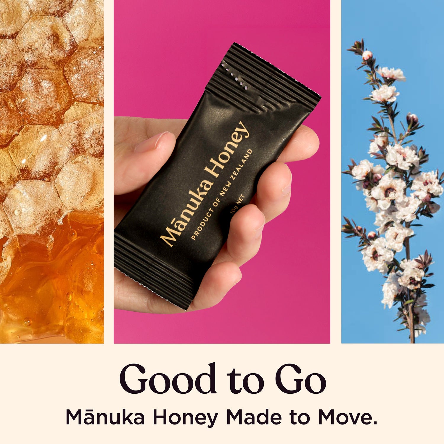 UMF™ 15+ Mānuka Honey Sachets 30 pack